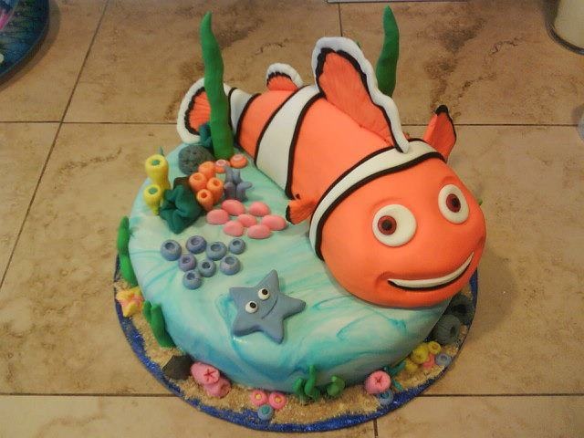Custom Finding Nemo Birthday Cake