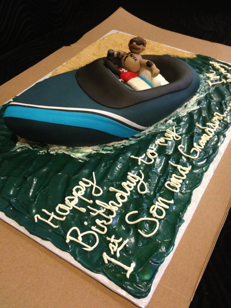 Custom Boat Cake